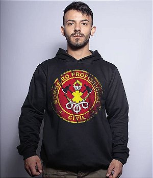 Casaco com Capuz Bombeiro Profissional Team Six Brasil