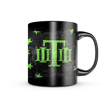 Caneca de Porcelana Dark Militar Concept Line Tactical Hurricane Team Six Brasil