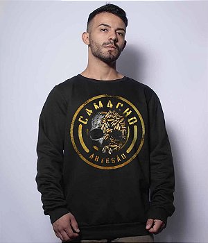 Casaco Básico de Moletom Squad T6 Camacho Artesão Skull Ammunition Team Six Brasil