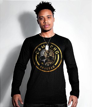 Camiseta Manga Longa Squad T6 Camacho Artesão Skull Ammunition Masculina Team Six Brasil