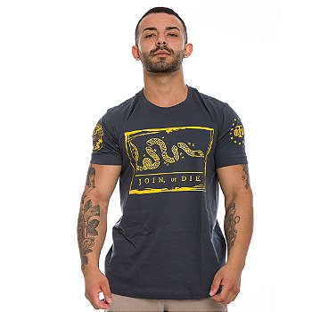 Camiseta Masculina Magnata Join Or Die Liberty Team Six Brasil