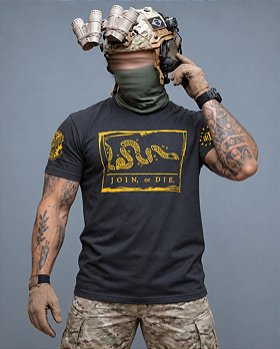 Camiseta Masculina Magnata Join Or Die Liberty Team Six Brasil