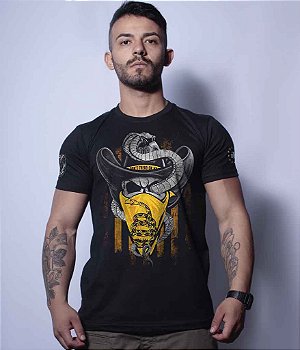 Camiseta Masculina Squad T6 Magnata Don't Tread On Me Old School Team Six Brasil