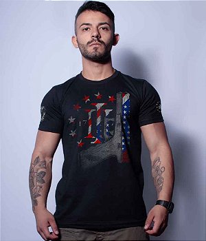 Camiseta Masculina Squad T6 Magnata Glock Three Percent Team Six Brasil