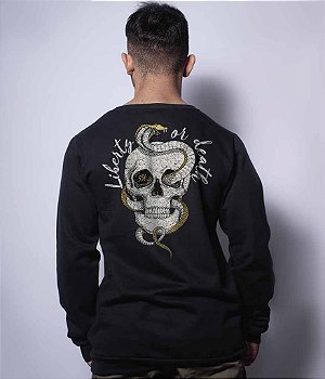 Casaco Básico de Moletom Squad T6 Magnata 556 Don't Tread On Me Team Six Brasil