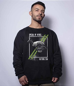 Casaco Básico de Moletom Squad T6 Magnata 556 Infidel Team Six Brasil