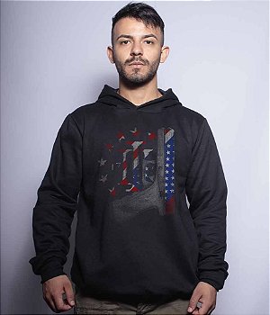 Casaco Militar Com Capuz Squad T6 Magnata 556 Glock Three Percent Team Six Brasil