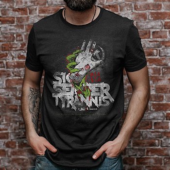Camiseta Masculina Casual Vidi Vici SIC Semper Tyrannis E Assim Erradico Os Tiranos Team Six Brasil