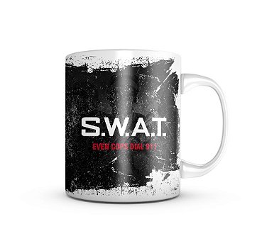 Caneca Swat Even Cops Dial 911