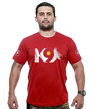 Camiseta Masculina K9 Police Patrulha com Cão Team Six Brasil