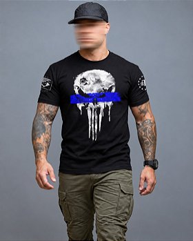 Camiseta Masculina Punisher Police Live Matter Vidas Policiais Importa Team Six Brasil