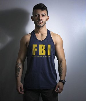 Camiseta Regata FBI Masculina Team Six Brasil