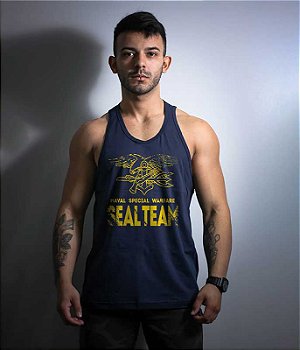 Camiseta Regata Navy Seal Masculina Team Six Brasil