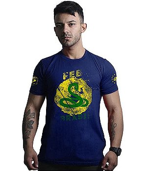 Camiseta Masculina FEB força expedicionária brasileira Team Six Brasil