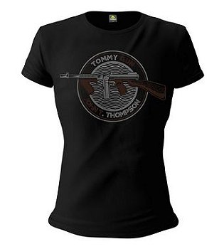 Camiseta Baby Look Feminina Squad T6 Instrutor Fritz Tommy Gun John T. Thompson Team Six Brasil