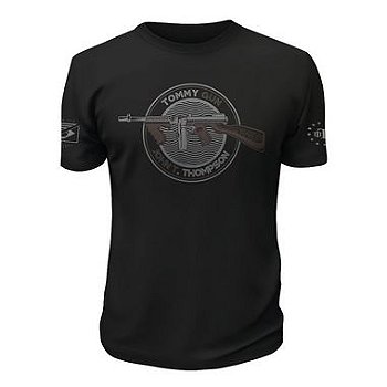 Camiseta Masculina Tactical Fritz Tommy Gun John T. Thompson Team Six Brasil