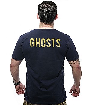 Camiseta Masculina Ghosts Gold Line Team Six Brasil