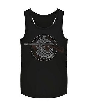 Camiseta Regata Instrutor Fritz Tommy Gun John T. Thompson Masculina Team Six Brasil
