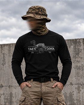 Camiseta Manga Longa Tactical Fritz Tacti Cool Masculina Team Six Brasil