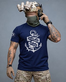 Camiseta Masculina Marinha do Brasil Team Six Brasil