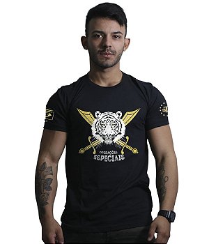 Camiseta Masculina Operações na Selva Team Six Brasil