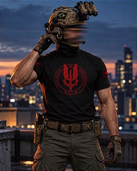 Camiseta Masculina Britânica SAS Special Air Service Team Six Brasil