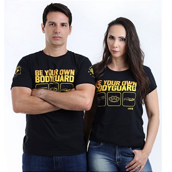Camiseta Baby Look Feminina Lador Be Your Own Bodyguard Team Six Brasil