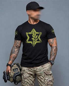 Camiseta Masculina Israel Defense Team Six Brasil