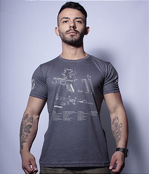 Kit 4 Camisetas Masculinas Come And Take It Magnata 556 Team Six