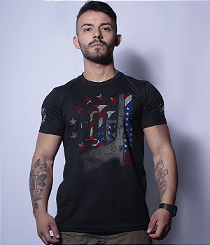 Kit 3 Camisetas Masculinas Magnata Three Percent Team Six Brasil