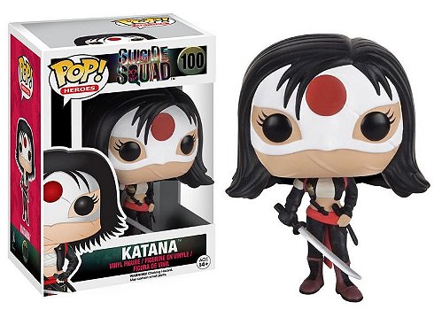 Katana Suicide Squad Esquadrão Suicida Funko Pop Heroes