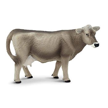 Figura Vaca Marrom Suiça Safari Ltd.