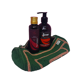 Kit Necessaire Crochê - Óleo Fogo