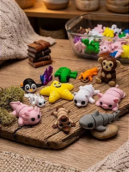 Mini Bichinhos Articulados