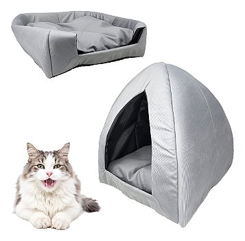 Cama Toca Iglu Oca Caminha e Casinha Para Cães e Gatos Cachorros Pequenos Shitzu
