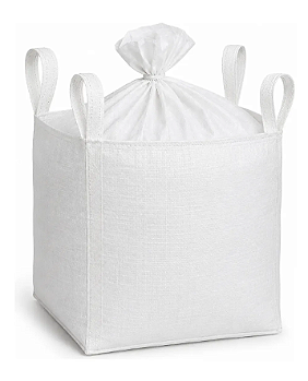 Big Bag C2 90x90x120cm com Saia Superior, Fundo Fechado e 4 Alças