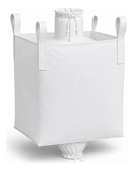 Big Bag C6 90x90x120cm com Válvula Superior e Inferior 1.200kg
