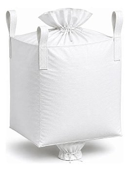 Big Bag C4 90x90x120cm com Saia Superior, Válvula no Fundo e 4 Alças