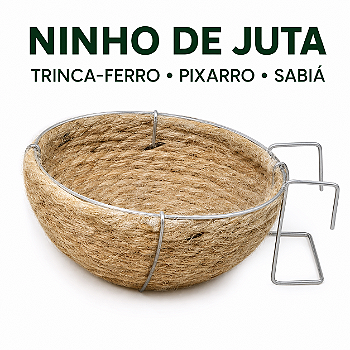 Ninho de Juta Trinca Ferro Pixarro Sabiá