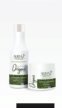 Kit Origens Café Verde com Máscara 500g e  Ativador de Cachos 1 Litro.