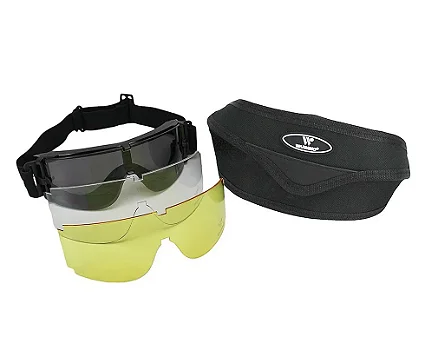 ÓCULOS GOGGLE WARMMO 3 LENTES / PRETO