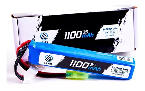 BATERIA LEÃO 11.1V 1100mAh / 3S 1 PACK 20C TAMIYA