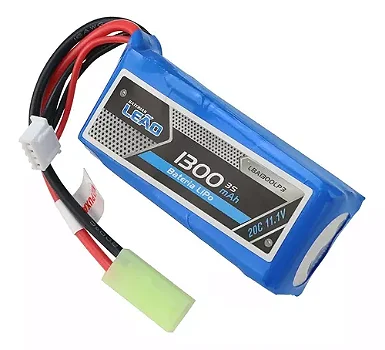 BATERIA LEÃO 11.1V 1300mAh / 3S 1 PACK 20C TAMIYA