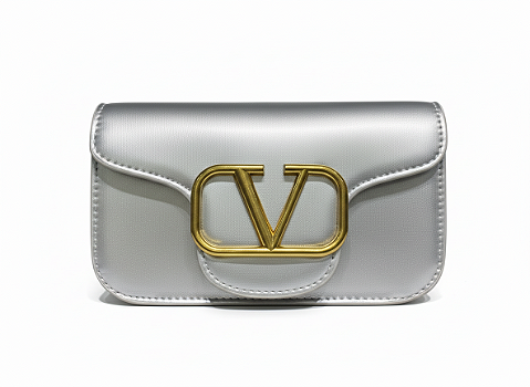 Valentino Garavani Bolsa de Ombro - Aro Dourado