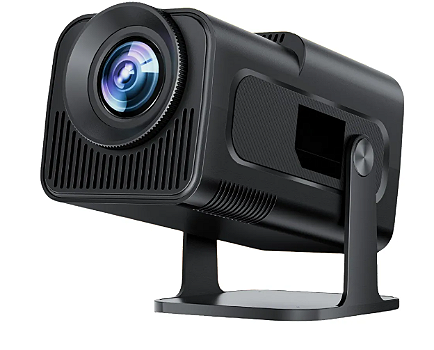 Mini Projetor Hy320 4k Portátil Wi-fi Bluetooth Espelhamento - FHD 1080P Suporte 12,000 LUX, Android 11 6 BT 5.2, Rotativo 180°, Auto Correção Trapezoide, Portatil para Celular/TV Stick/PC (BR Plug)