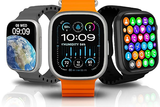 Relógio Smartwatch HW ULTRA MINI 2 Com 7 Pulseiras 41 mm Lançamento 2026 GPS Compatível Com IOS/ANDROID