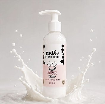 Sabonete Corporal Nelô Proteínas do Leite 200ml