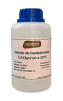Solução de Calibração de Condutividade 1.413µs 500ml