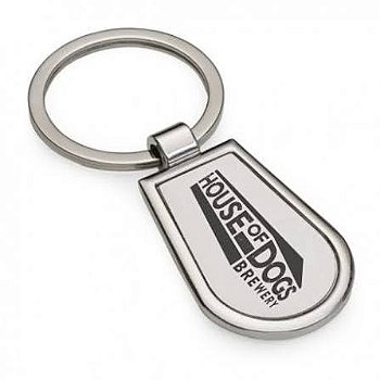 Kit Chaveiro Metal Gota personalizado (50 peças).