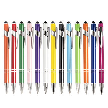 Kit canetas metal Touch personalizadas (100 peças).